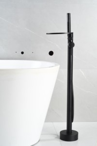 Robinet de salle de bain moderne, ensemble cascade noir pour baignoire autoportante avec douchette à main, pour baignoire et douche HD-BF-0519 Salle de bain moderne - Product Image 5