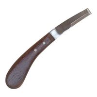 Couteau à sabot de bétail à double bord fait à la main professionnel en acier inoxydable de haute qualité
