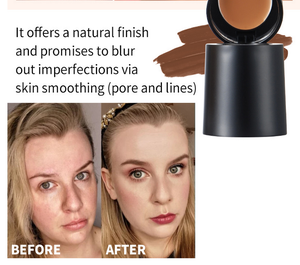 Corrector de base líquida resistente al agua <span class=keywords><strong>2</strong></span> en 1 para tonos de piel oscura Cobertura completa Maquillaje de etiqueta privada - Product Image 2