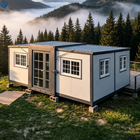 Maison Modulaire Préfabriquée en Acier de 40 pieds ou 20 pieds, Conteneur Extensible, Villa Préfabriquée avec Salle de Bain, Maison Mobile, Casa Modulaire