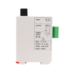 Transmetteur de courant et de tension CA, isolateur de signal, sortie 4-20mA 0-10V, montage sur rail DIN pour l'automatisation industrielle - Product Image 4
