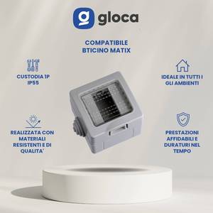 Scatola di giunzione Gloca 1P IP55 in plastica per la serie Matix - Product Image 2