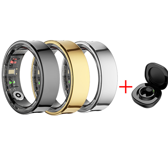 B2B Smart Ring Sleep Tracker AI Health Fitness Ring with Heart Rate SpO2 HRV Stress Monitoring CE/FCC/ROHS
