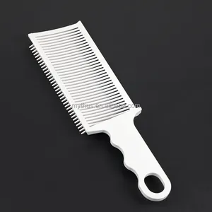 Professional Hairdressing Fade Comb Waved Barber Hair Cutting Flat Top Fading Comb Used With For Hair Clipper Trimmer