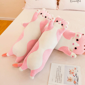<span class=keywords><strong>Almohada</strong></span> de Felpa Gigante con Forma de Gato, Suave y Larga, para Niños y Novias, Fabricante de Peluches Kawaii - Product Image 5