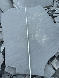 Dalles de pavés en <span class=keywords><strong>ardoise</strong></span> noire naturelle, dalles de sol en <span class=keywords><strong>ardoise</strong></span> durables, décoration de jardin - Product Image 5