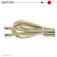Kabel Telepon RJ11 ke RJ11 6P4C Male ke 6P4C Male, Panjang 1m 2m 3m 5m 10m 30m