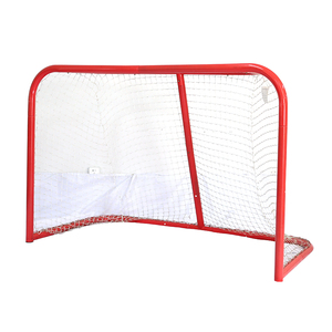High Quality Red Sport Assembled <strong>Hockey</strong> <strong>Goal</strong> Portable Sports <strong>Goal</strong> With Nets - Product Image 1