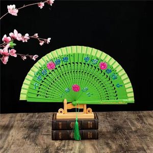 Promotional Custom Small Quantity Folding Hollow-carved Design Wood <b>Hand</b> <b>Fan</b> for Event and Party <b>Hand</b> <b>Fan</b> - Product Image 4