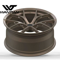 Jantes forgées multi-branches à disque fermé, finition polie miroir argentée, 15-24 pouces, 5x112 5x120 pour Maybach Classe S, Bentley, Rolls Royce