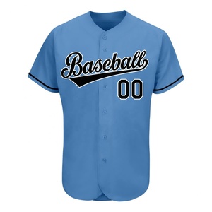 Maillot de baseball personnalisé avec logo par sublimation ou broderie, uniformes d'équipe avec tissu confortable et flexible - Product Image 1