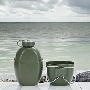 Set <span class=keywords><strong>di</strong></span> Bottiglie d'<span class=keywords><strong>Acqua</strong></span> Portatili da 920ml in PE per Alimenti, Impermeabili, Ultra-leggere, Ecologiche, Smontabili in 2 Pezzi con Copertura per Escursionismo e Campeggio - Product Image 1