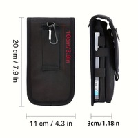 Pochette universelle pour téléphone portable, étui de ceinture pour téléphone portable, porte-cartes, sac de ceinture pour iPhone pour Samsung