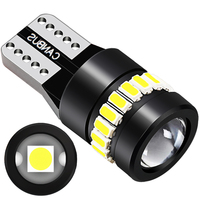 Super Bright T10 W5W 194 501 3014 3030 LED Canbus Ampoule Nouveau Rouge Ambre Blanc Jaune Automobile Intérieur Led Lumières Modèle CC