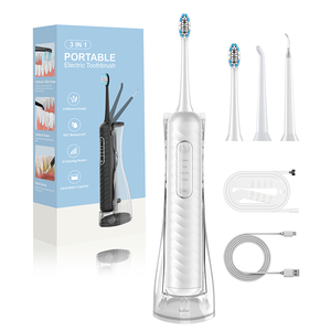 Cepillo de dientes eléctrico inalámbrico avanzado Combo de hilo <span class=keywords><strong>dental</strong></span> de agua portátil <span class=keywords><strong>con</strong></span> alimentación USB SonicToothbrush <span class=keywords><strong>Dental</strong></span> para <span class=keywords><strong>irrigador</strong></span> bucal para Hotel - Product Image 1