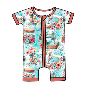 Pijamas de Bambú Personalizados Listos para Enviar, Pijamas Cortos con Cierre para Bebés, Estampado de Personajes, Caja Misteriosa - Product Image 2