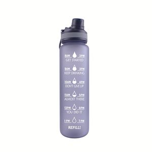Bouteille d'eau sport personnalisée avec logo, 350 ml-2 L, en Tritan, sans BPA, avec marqueur de temps, pour la salle de sport - Product Image 6