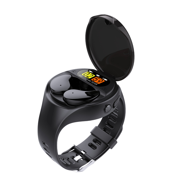Wristband Watch Smart Bracelet Sport Handsfree Earbuds 2 in 1 5.1 Tws Wireless Earphones