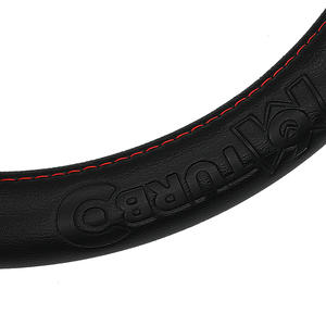 Housse de <span class=keywords><strong>volant</strong></span> en <span class=keywords><strong>cuir</strong></span> respirant résistant <span class=keywords><strong>à</strong></span> l'usure quatre saisons guidon de voiture en <span class=keywords><strong>cuir</strong></span> universel cousu <span class=keywords><strong>à</strong></span> la main couvercle de disque carré - Product Image 5