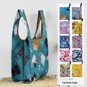 High Quality Custom Printed Foldable <b>Bag</b> Large Capacity Sublimation Shoulder Tote <b>Bags</b> Foldable Shopping <b>Bags</b> - Product Image 1