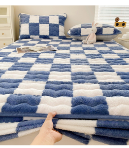 <span class=keywords><strong>Drap</strong></span> de lit en <span class=keywords><strong>flanelle</strong></span> 3D épais à trois couches, chaud pour l'hiver, <span class=keywords><strong>housse</strong></span> de protection de matelas en velours, <span class=keywords><strong>drap</strong></span>-<span class=keywords><strong>housse</strong></span> - Product Image 6