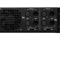 Amplificateur de puissance numérique 4 canaux CA6400 7000W de pointe pour scène et karaoké, 4x850 Watt RMS 20-20KHz pour caisson de basses et haut-parleur 2 voies 3200W