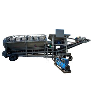 Peralatan penyaringan batu dan pasir layar Drum tanpa serat ponsel ban tambang bahan baja mangan - Product Image 4