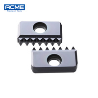 Plaquettes de tournage indexables en carbure CNC 30N 3.0ISO PVD à haute résistance à l'usure pour filetage interne/extérieur