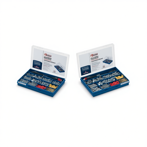 Caja Organizadora de Herramientas Ttake Cassette Basic Store con 12 Compartimentos, Azul, 34.5x25.2x5.5 cm - Product Image 2