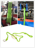 Cordon élastique de 6 pieds pour bateaux, corde de quai, corde de chargement, de la fabrique de cordes Hitech