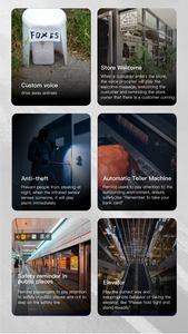 Hệ Thống Báo Động An Ninh Không Dây Chuông Cửa Hồng Ngoại Phát Âm Thanh Chuyển Động Cho Chuông Cửa Hàng - Product Image 4