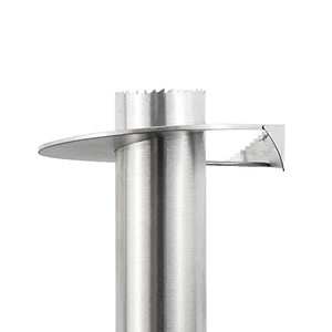 Cortador de Piña de Acero Inoxidable al por Mayor de Fábrica, Pelador de Frutas Manual, Cortador y Rebanador de Metal para Verduras - Product Image 5