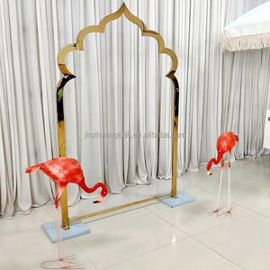 Arco de Metal para Bodas al por Mayor, Marco de Globos con Diseño Floral de Estilo Asiático y Europeo para Decoración de Escenarios de Ceremonias y Fiestas - Product Image 6