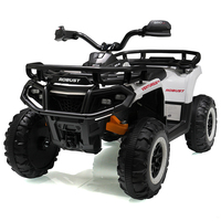 Quad électrique pour enfants 12V, 4 roues, à batterie, avec accélérateur manuel et son moteur réaliste