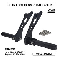 KYZ Sur-Ron Storm Nouvelles repose-pieds arrière en aluminium CNC 6061 antidérapantes pour moto électrique, vélo tout-terrain, enduro, Talaria