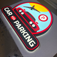 Letreros Electrónicos LED con Retroiluminación, Caracteres Luminosos Impermeables, Letrero con Logotipo Personalizado para Publicidad en Centros Comerciales, Parques y Empresas