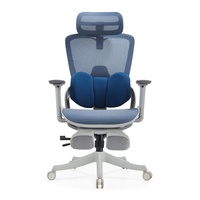 Chaise de bureau ergonomique pivotante de designer, avec accoudoirs 3D et repose-pieds, en maille, idéale pour le gaming – Offre Spéciale