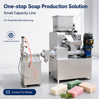 Machine à fabriquer du savon miniature DDCT-100, design compact pour une production à domicile, gain de place et efficace