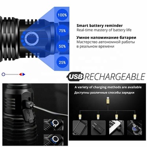 Đèn Pin XHP70 XHP70.2 Siêu Sáng Chống Nước Cắm Trại Khẩn Cấp Đèn Pin Led Chiến Thuật Thu Phóng Có Thể Sạc Lại - Product Image 5