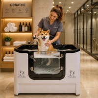 Bouchon de vidange rapide Dpbathe pour baignoire pour chien, pour une évacuation rapide de l'eau