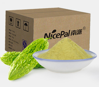 Poudre de melon amer vert séchée par pulvérisation, sans gluten, personnalisée et naturelle, riche en vitamines, pour un complément complexe, provenant d'une usine certifiée BRC