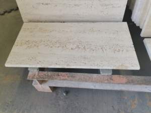 SHIHUI กระเบื้องหินอ่อนสีเทาอิตาลีที่ทันสมัยออกแบบกระเบื้อง Travertine พ่นทรายเงินขัดพื้นผนังภายนอกโรงแรมวิลล่า - Product Image 5