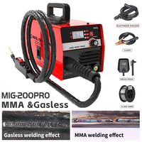 Soudeuse MIG sans gaz, à fil fourré, de haute qualité, à bas prix, 220V 120A, inverseur MMA Zx7, électrode, sans gaz, CO2