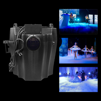 Machine à glace sèche électrique 3500W Machine à brumiser Halloween avec télécommande faible brouillard pour la construction en métal de scène de mariage de fête