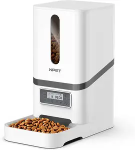 Npet Getimede Automatische Hond Feeder 6.2L Kattenvoer Dispenser Voor Huisdieren