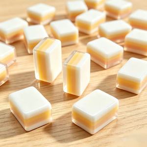 Tuiles de Mahjong vierges à paillettes jaunes, thèmes Noël, Émeraude, Plage, Océan, <span class=keywords><strong>Coccinelle</strong></span> porte-bonheur, rose, Paris, <span class=keywords><strong>Orange</strong></span>, Palm Royale - Product Image 2
