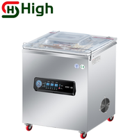 Mesin Pengemas Vakum Stainless Steel Komersial Otomatis dengan Penyedotan Udara untuk Produk Makanan Laut Matang dan Produk Pertanian