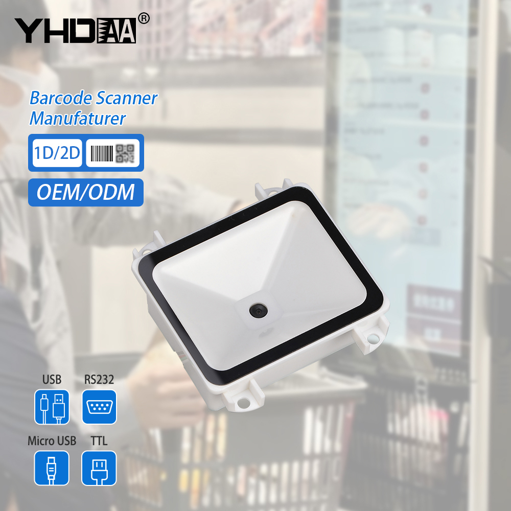 Mini 2D <strong>Barcode</strong> <strong>Scanner</strong> Embedded Smallest Omnidirectional QR Code Reader <strong>Module</strong> Kiosk Arduino
