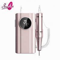 Perceuse à ongles électrique sans fil portable professionnelle Sunkin 2026, faible bruit, puissante, pour salon de manucure et polissage à domicile