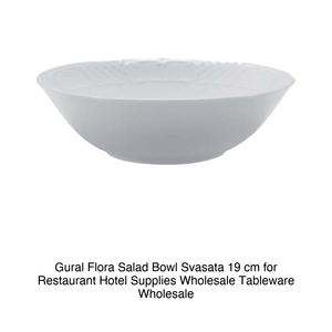 Bol à salade évasé Flora 19 cm Gural -6- Fl019Kk00 - Product Image 2